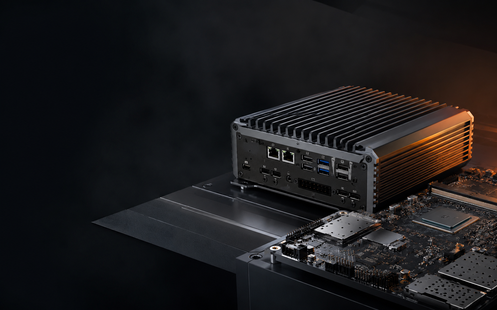 Rugged embedded computing hardware in a premium technical environment